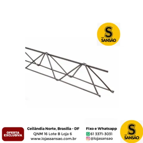 Treliça Nervurada  de ferro 6 MT