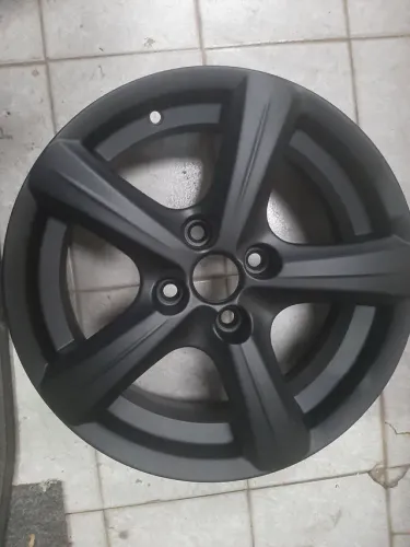 Roda aro 15 mangels estrela preta fosca Gm montana jogo 4x100