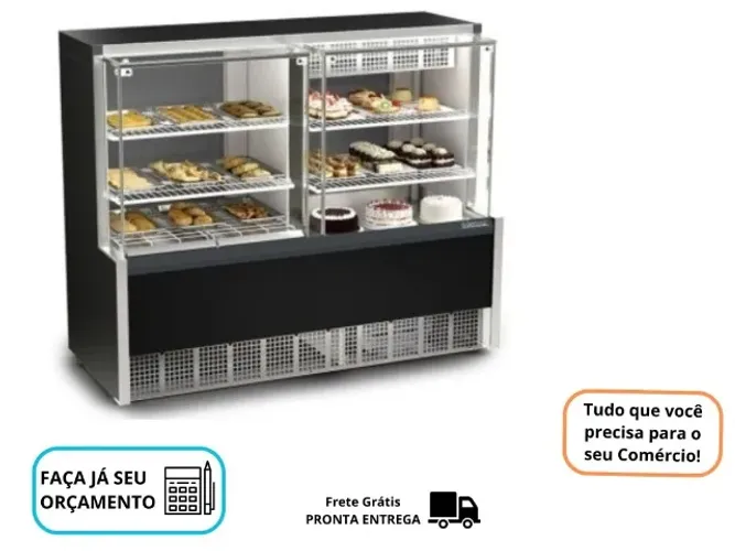 Balcão Gelopar Quente / Frio Novo