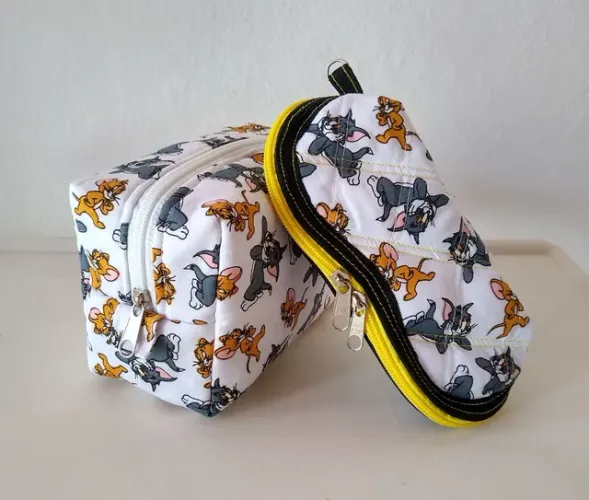 Necessaire box e porta óculos