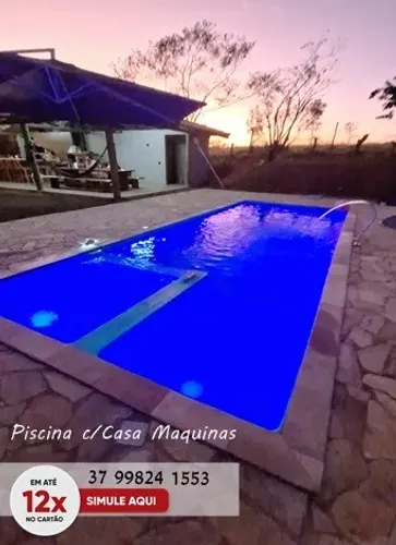 CA-Piscina c/SPA e Praia + Iluminação colorida completa !