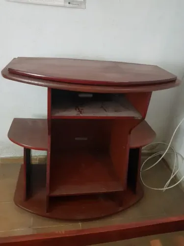 Rack com plataforma para tv giratória 