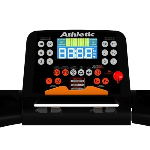 Esteira Athletic completa pra corrida 