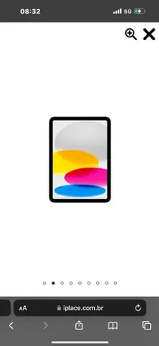 Apple iPad 10 Wi-Fi 64GB Prateado (Novo Lacrado)