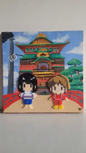 Quadro/pintura A Viagem de Chihiro de Hayao Miyazaki