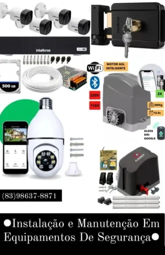 Instalação e Manutenção de Equipamentos eletrônicos de Segurança