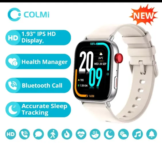 Smartwatch COLMI c8 max novo original com Tela HD 1.93" - Novo!