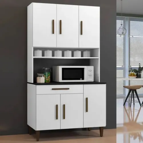 Armário De Cozinha. Armário Kit 6 Portas. Produto Novo Direto De Fábrica. Entregamos.