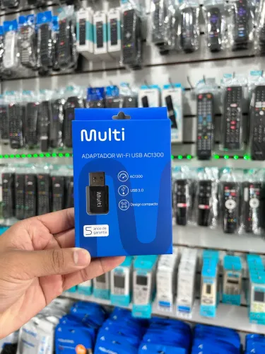 Adaptador WIFI Multilaser 5G - Internet de até 1300 Mbps 