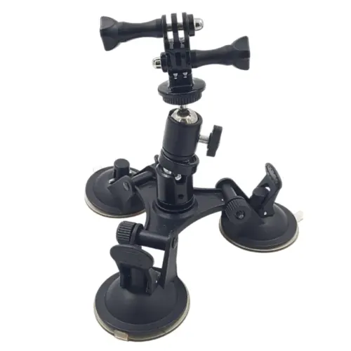 Ventosas 3 Pontos P/ Câmera Esportiva GoPro/Outras Pequenas - Usado