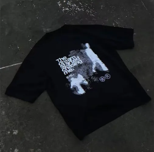 Camiseta punk gótico boxy
