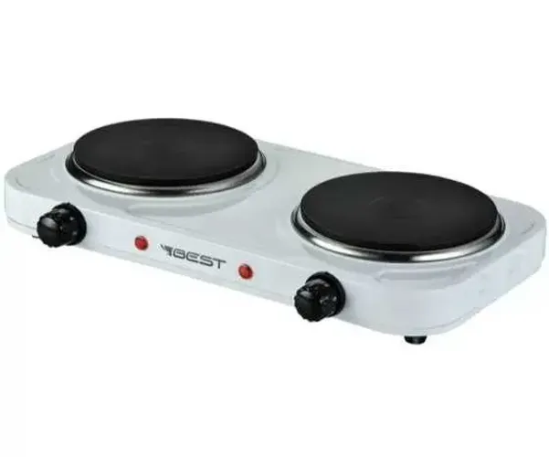 Fogão Duas Bocas Elétrico Cooktop Portátil Mesa Fogareiro -PRONTA ENTREGA!