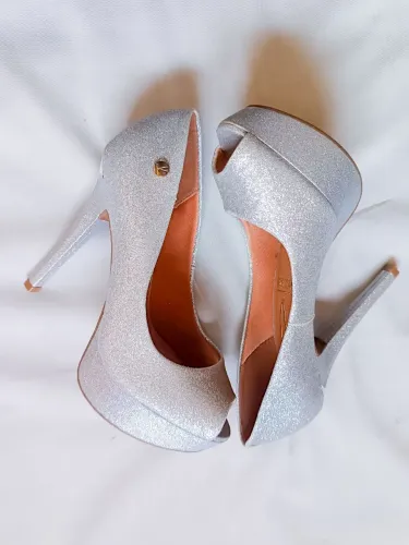 Sapato Scarpin Glitter