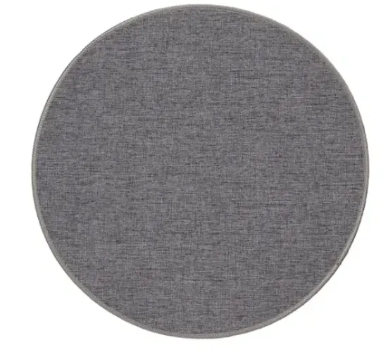Jogo Americano Avulso Liva Circular Cinza Mescla Ø 38cm (4unds)