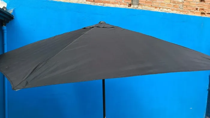 Guarda Sol Milagres Premium em Alumínio 2,60 Metros Preto Bel (PRONTA ENTREGA )