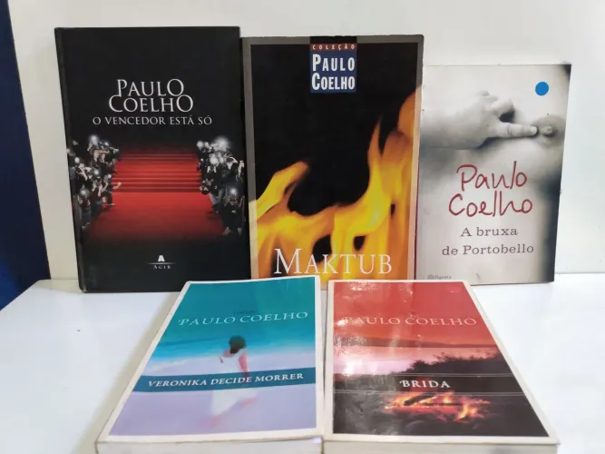 6 Livros de Paulo Coelho - Brida - O Vencedor está Só - Maktub e Outros 