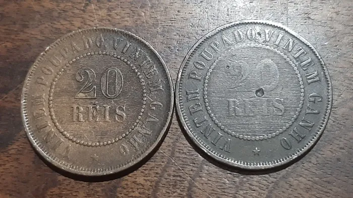Moedas de 20 Reis (Vintem)