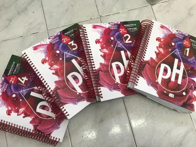 4 Apostilas Matemática e Ciências HP Ensino Médio 