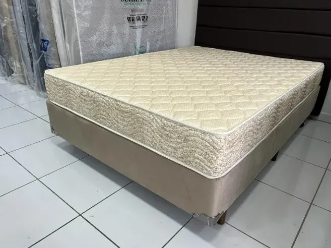 Cama Box Viúva Nova 128x188 Espuma D33 Sankonfort Dupla Face Pronta Entrega!