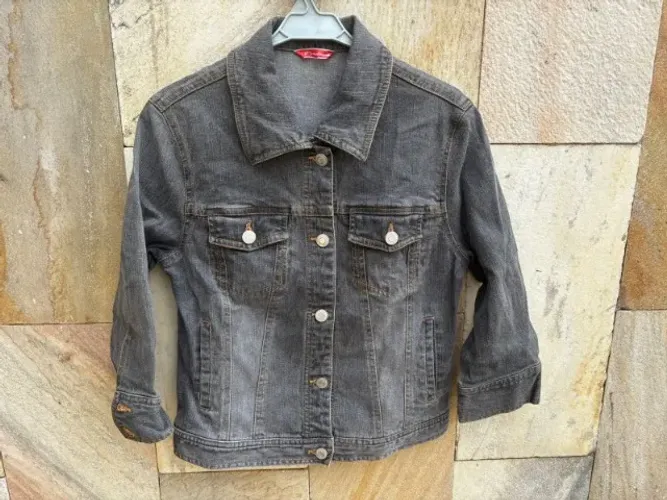 Jaqueta Jeans manga 3/4