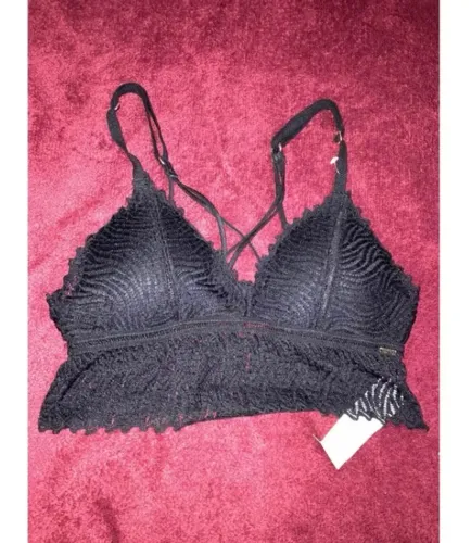 Top de renda preto - 42