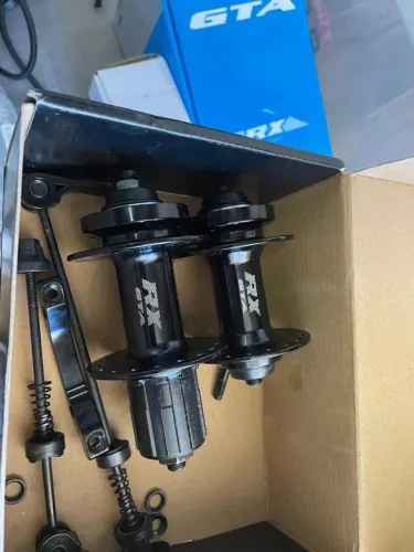 Kit: Cubos GTA RX traseiro e dianteiro + blocagens 36f freehub bike mtb