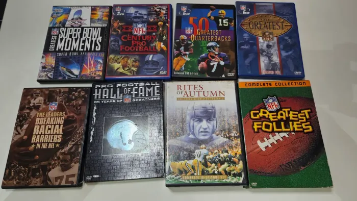 Coleção de DVDs NFL - Futebol Americano