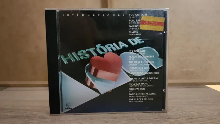 CD História de amor -novela - internacional- Vários Artistas