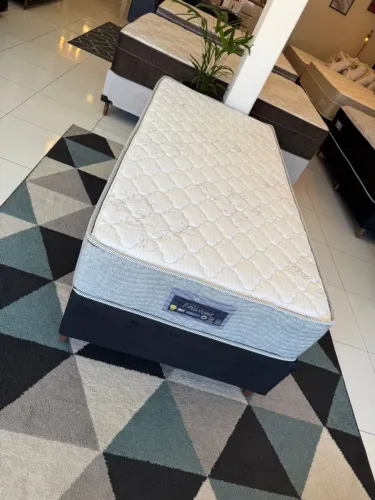 Colchão de Solteiro SANKO NOVO COM BASE - Entrego! 