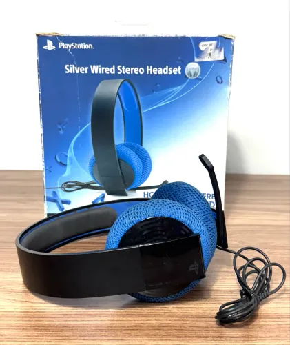 Headset Sony silver wired - PS3 Ps4 PS5 Psvita