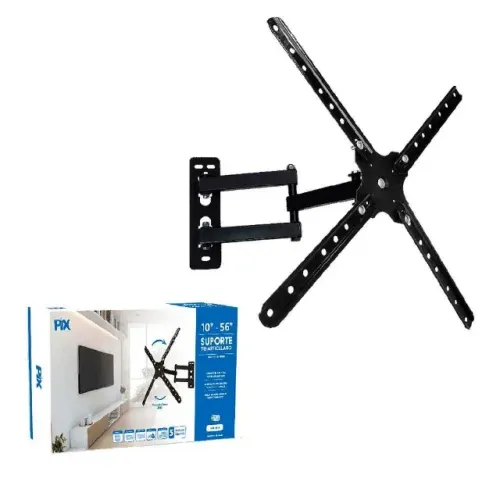 Suporte Tri Articulado para Tv Lcd/led 10"a 56" Pix - 079-0015 *ENTREGA GRÁTIS*