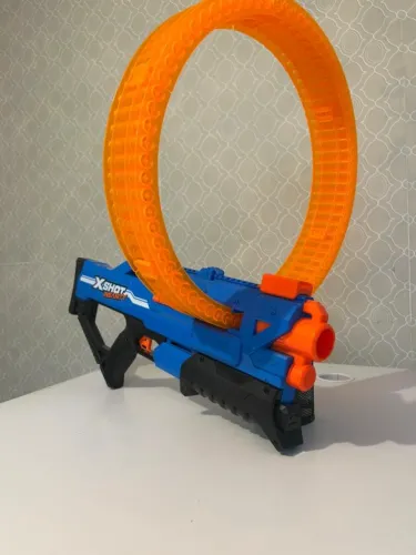 X-SHOT INSANITY MAD MEGA BARREL - LANÇADOR DE DARDOS (tipo Nerf)