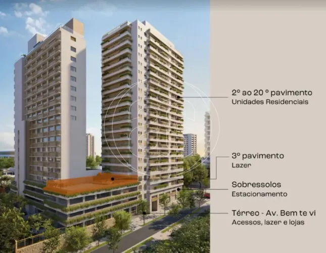 STUDIO/APARTAMENTO À VENDA - MOEMA PÁSSAROS - 27M², 1 DORMITÓRIO, 1 BANHEIRO, LAZER.