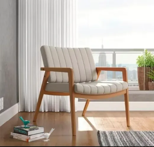 Poltrona linho Areia 