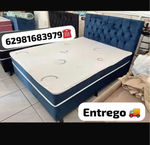 Cama box casal AgorA Ligue JA