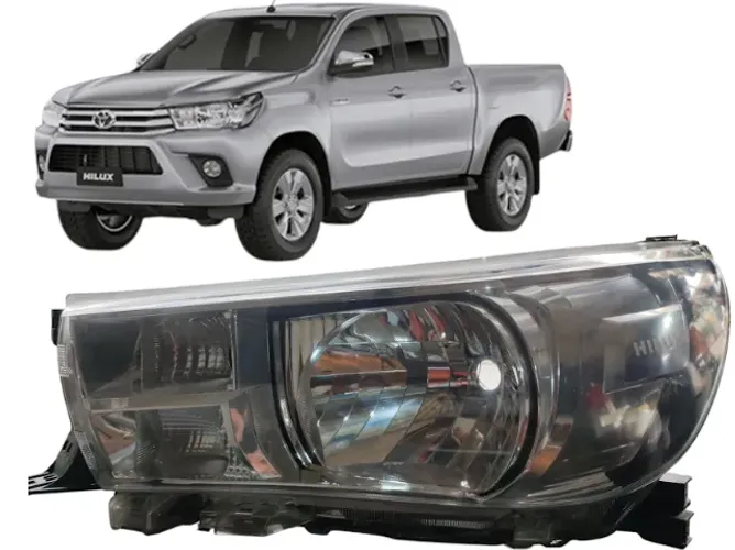 Farol Esquerdo Hilux SRV 2016 2017 2018 2019 2020 2021