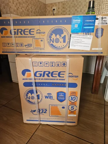 Ar inverter gree 9.000 btus quente/frio novo