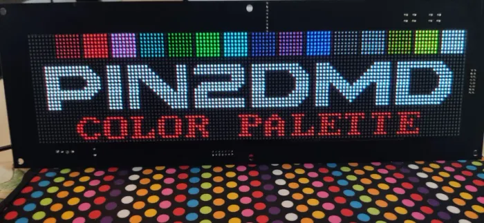 Display colorido para máquinas de pinball PIN2DMD