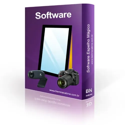 Software para Espelho Mágico Selfie - Sistema Programa App Mirror Booth Aplicativo