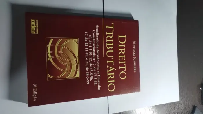YOSHIAKI ICHIHARA - DIREITO TRIBUTÁRIO. COM 315 PÁGINAS