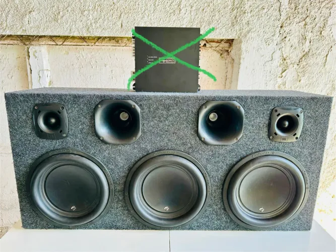 [Novíssimo!] Som POTENTE c/ 3 subs 12 pol. + 2 D250 TRIO JBL + 2 ST200 JBL