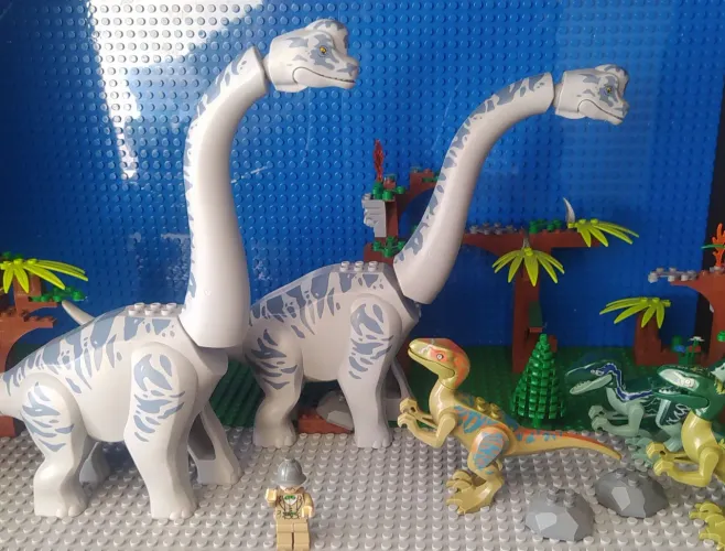 Dinossauro Braquiossauro Jurassic Park R$120,00 cada