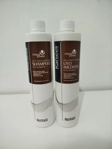 Kit Shampoo e Liso Imediato Maca Power Karseell