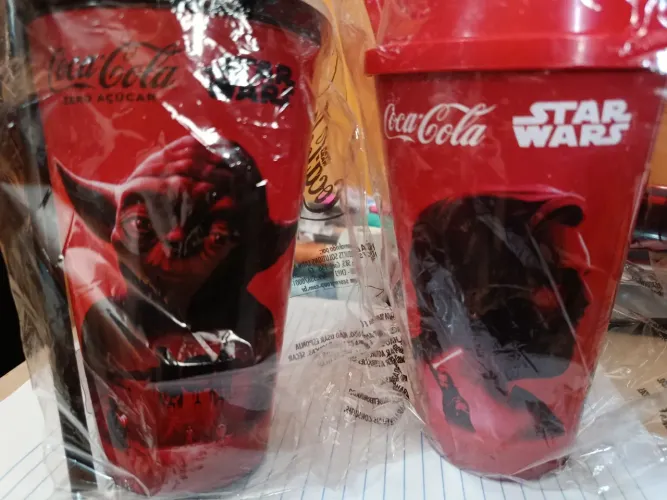 Copos Coca Cola Star Wars.