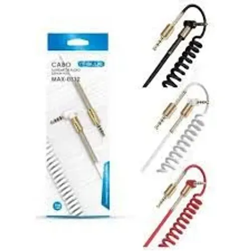 Cabos de Áudio Espiralados - Diversas Cores