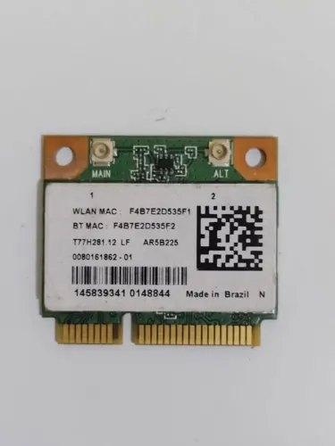 Placa de Rede Sem Fio Mini PCi Wireless AR5B225