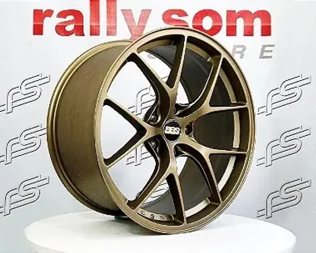 Jogo de Roda BBS FI-R Bronze Semi-Brilho 5x112 - 19x8,5 e 19x9,5 Offset 33 e 38 (Nv)