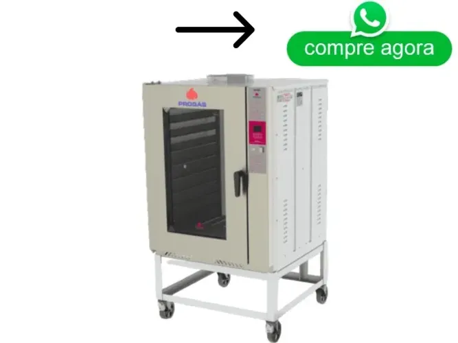 Forno de Pão 8 Esteiras a Gás Turbo Progas