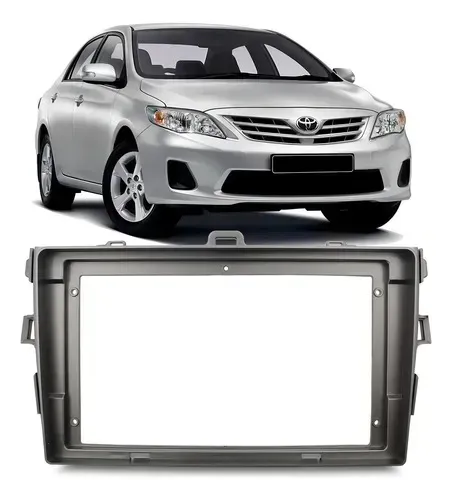 Moldura Painel Dvd 2din 9 Polegadas Corolla 2008 A 2013