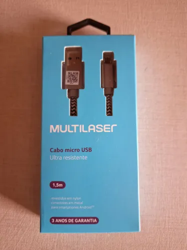 Cabo carregador celular antigo - Novo Multilaser